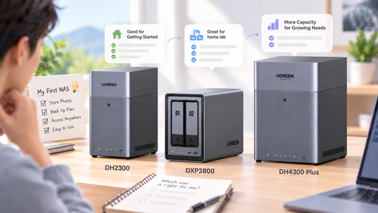 NAS UGREEN para principiantes: DH2300, DXP2800 y DH4300 Plus