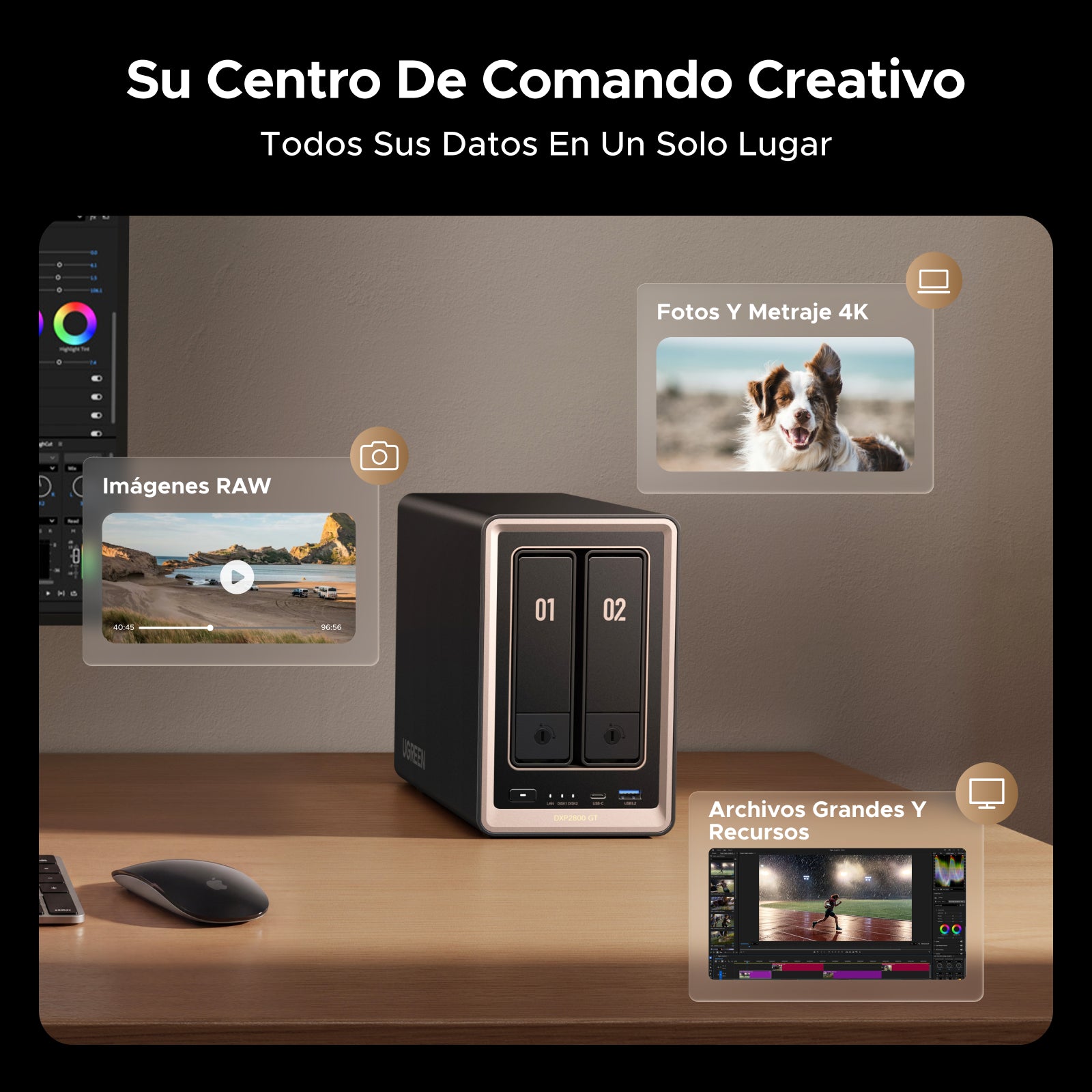 NASync DXP2800（UGREEN） UGREEN NASync DXP2800 GT | Tu Nube Privada Sin Suscripciones