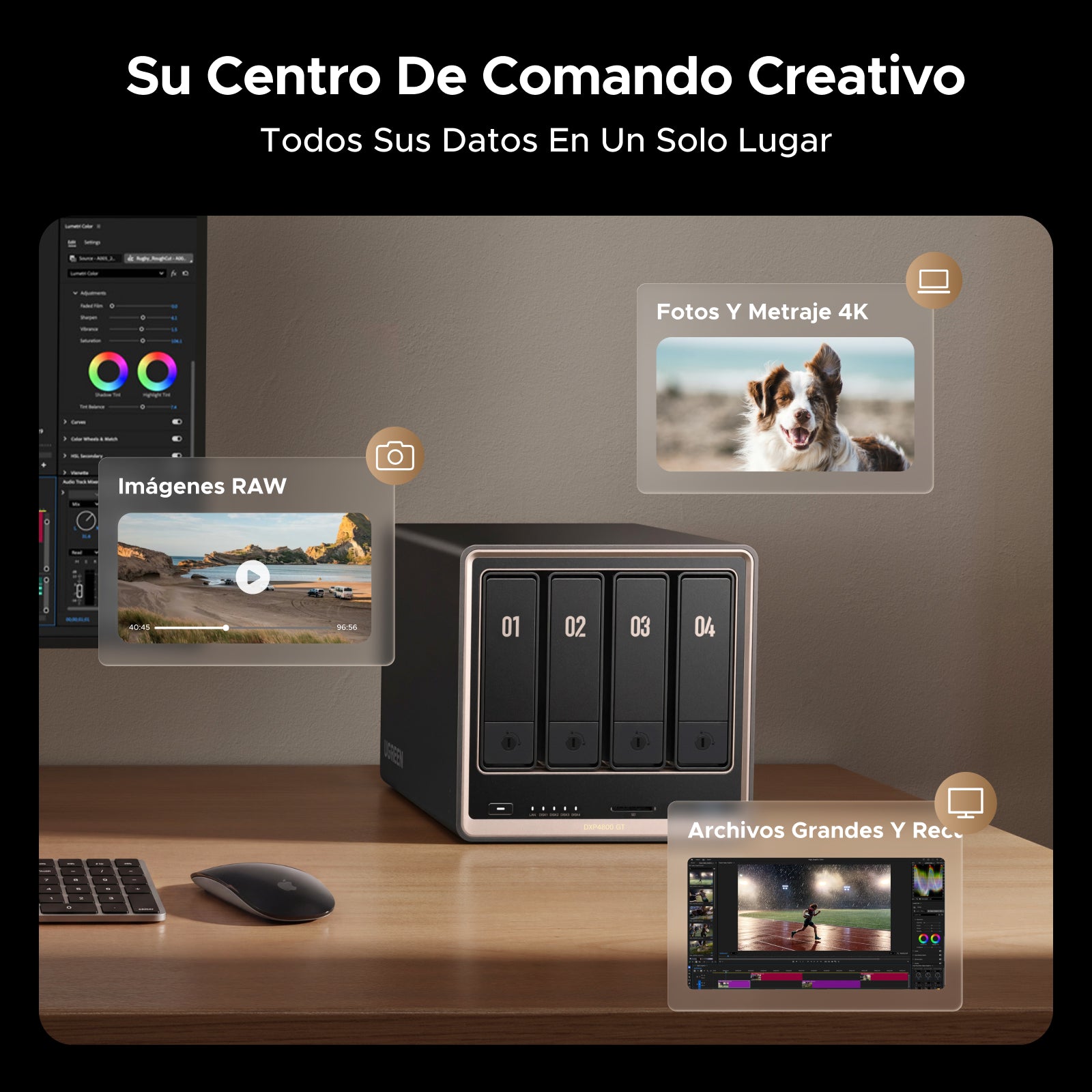 UGREEN NASync DXP4800 GT | Tu Servidor NAS Privado Sin Dependencia