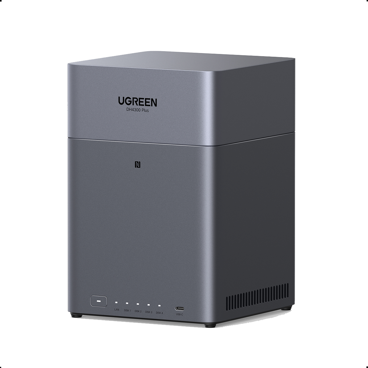 UGREEN NAS DH4300 Plus NAS doméstico | Backup de fotos con puerto 2.5GbE